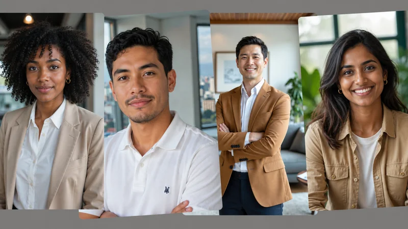 BetterPic AI generated photos showing 4K resolution but overly formal corporate styling unsuitable for dating apps