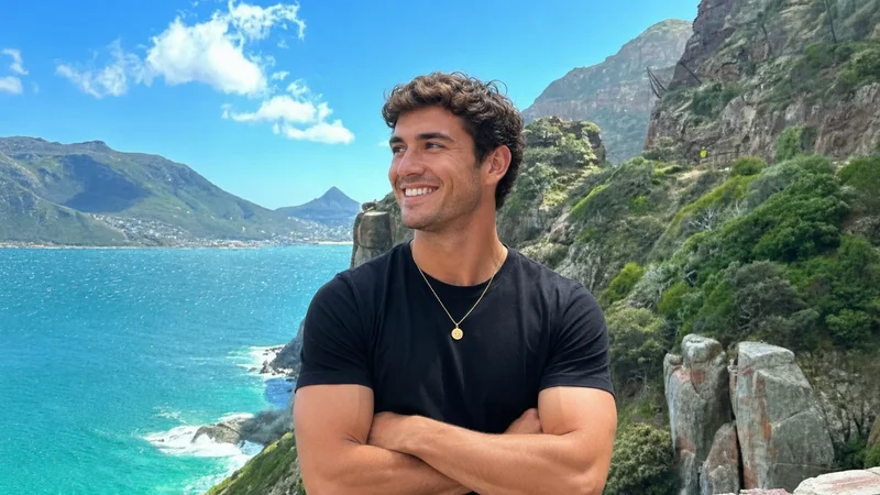 Side by side comparison showing best tinder pictures for guys headshot examples with lighting and angle differences