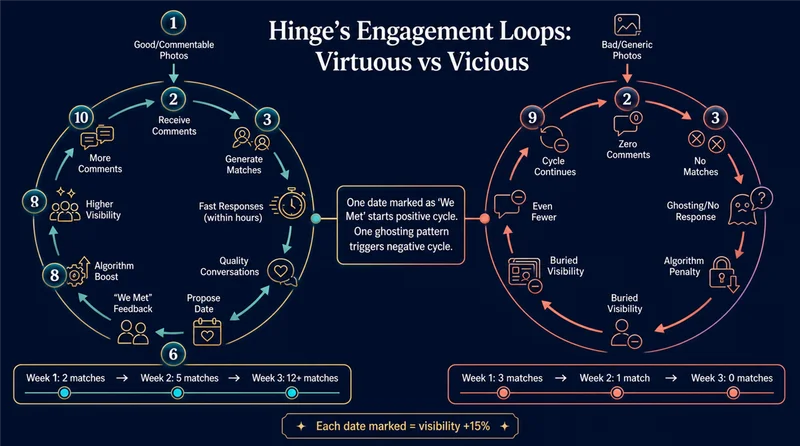 Hinge engagement cycle diagram