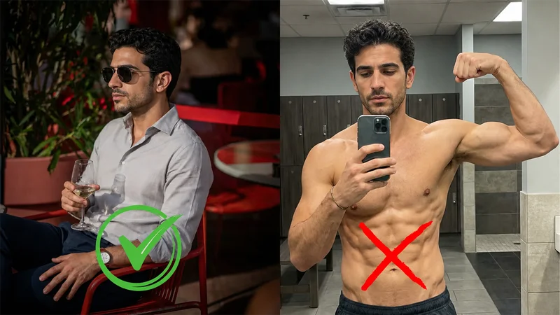 Tinder vs Hinge photo comparison showing how the same style of photos performs differently on each app